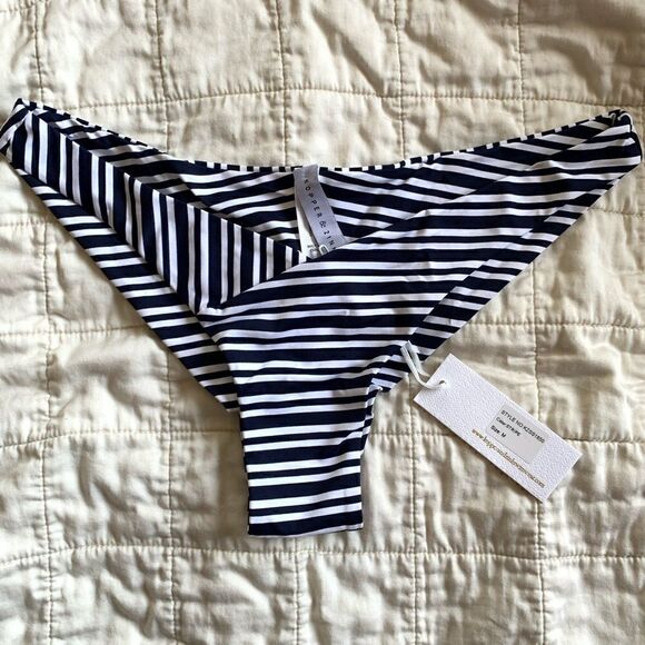 NWT Kopper & Zink Hugo Navy/White striped bottoms - Picture 4 of 6